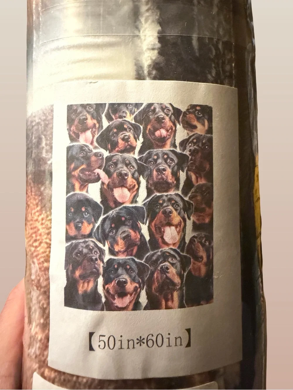 Throw Blanket - Choose your Dog (Rotty, Pom, Bernese Mtn) Cozy 50”x60”